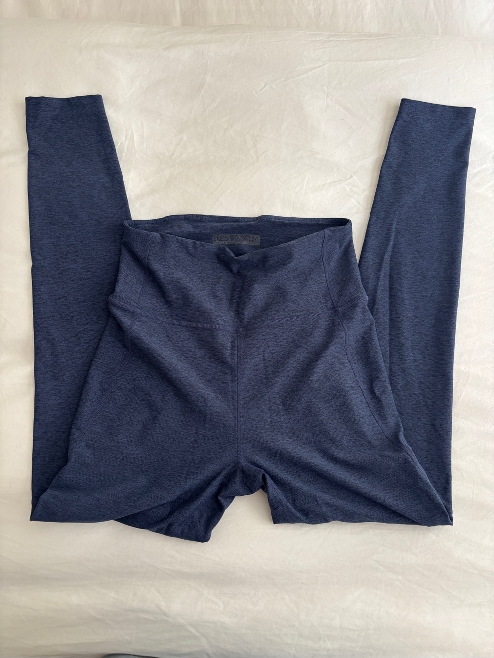 Outdoor Voices Navy High-Waist Leggings